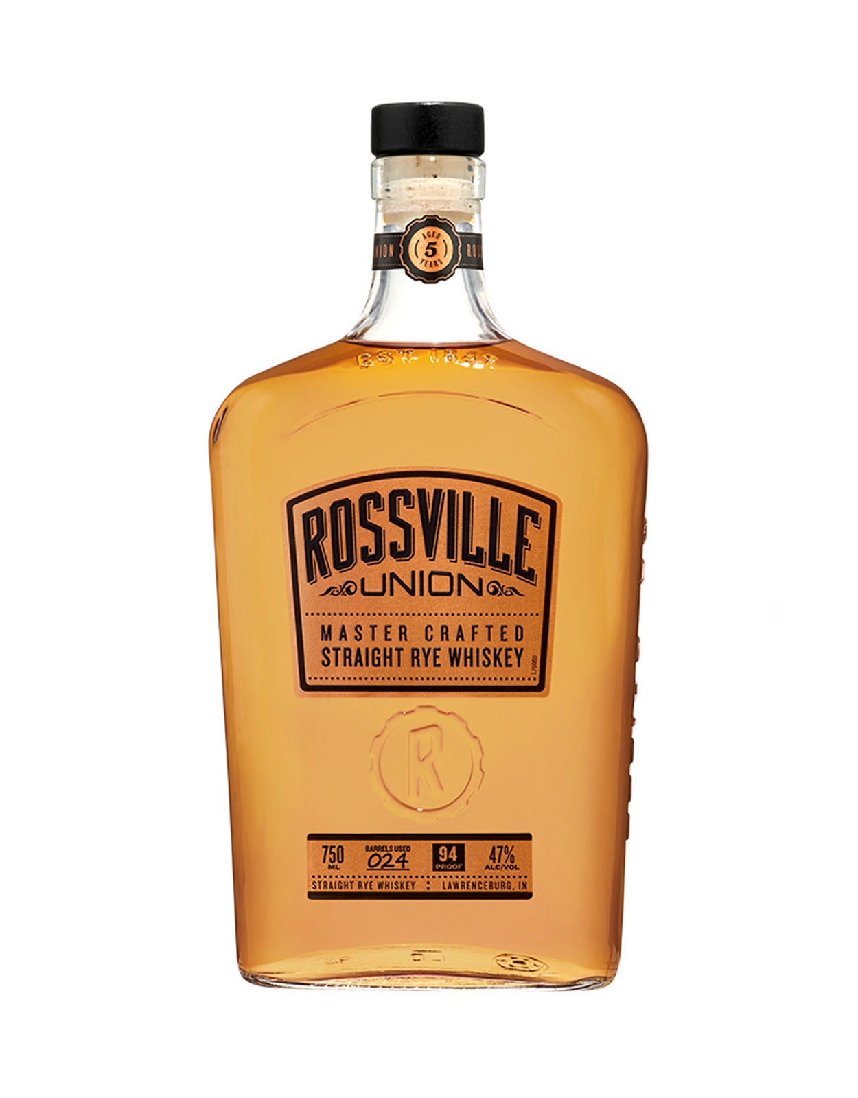 ROSSVILLE UNION MASTER CRAFTED WHISKEY  