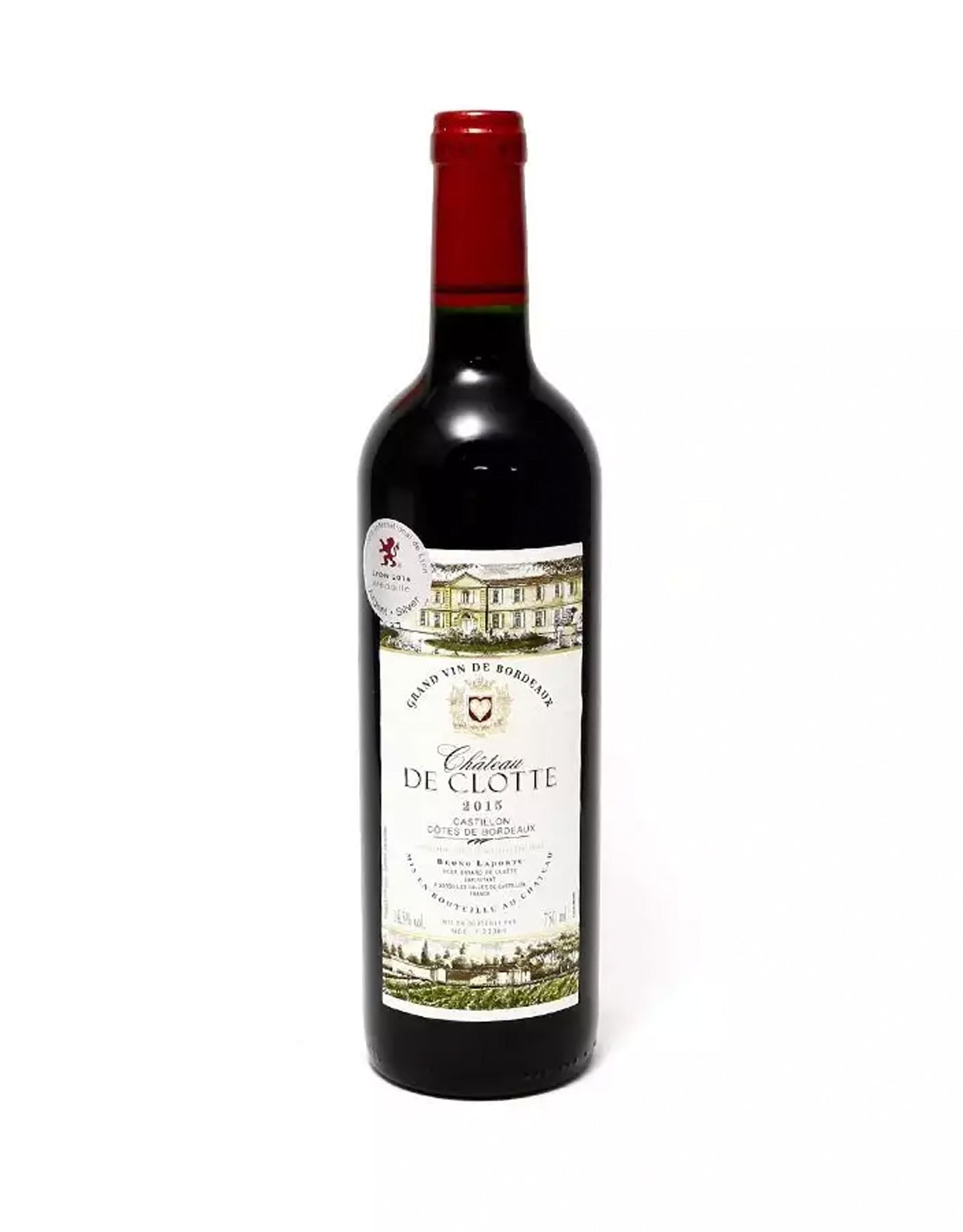CHATEAU DE CLOTTE 2015 CASTILLON CDB    