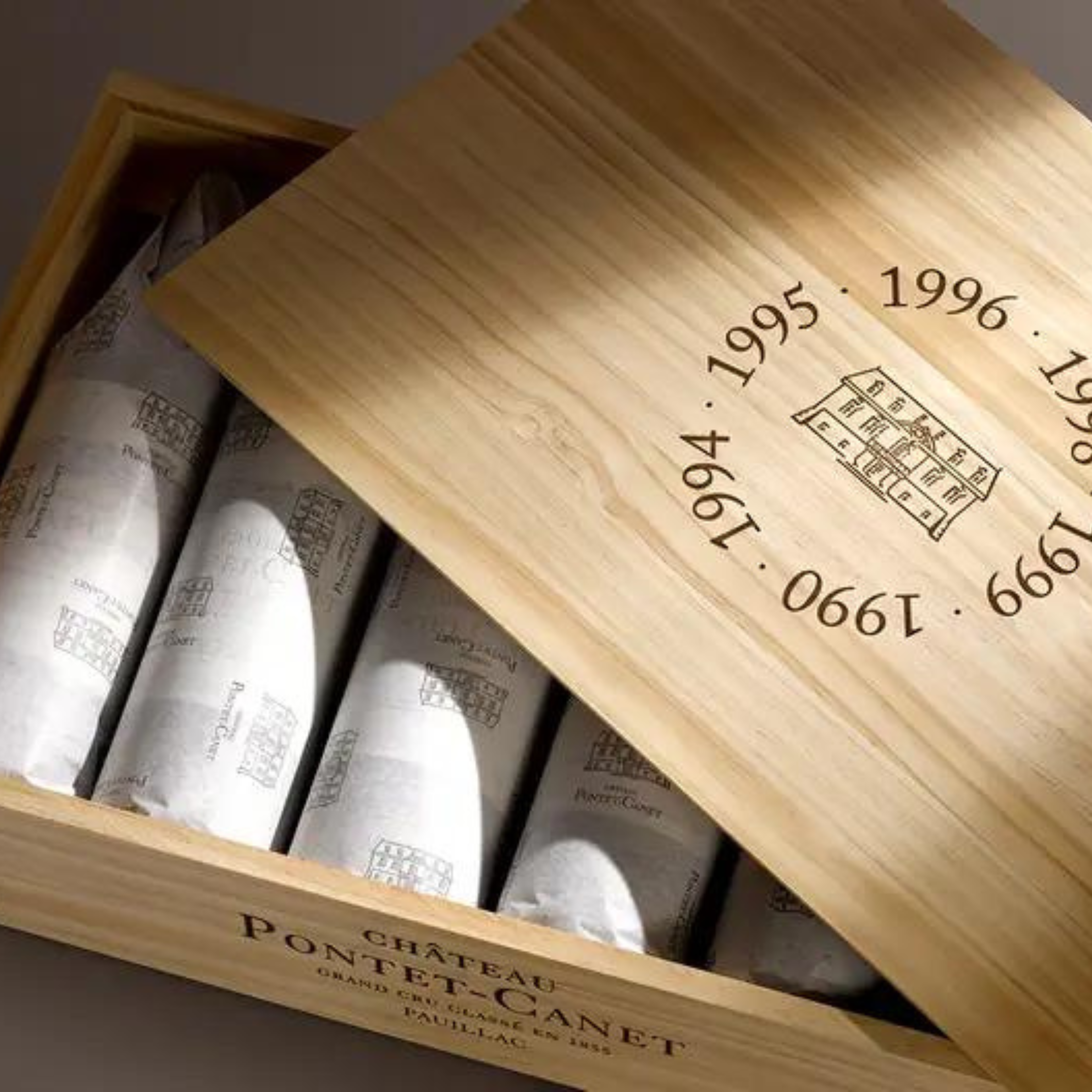PONTET CANET ANNEE 1990 MIXED CASE      