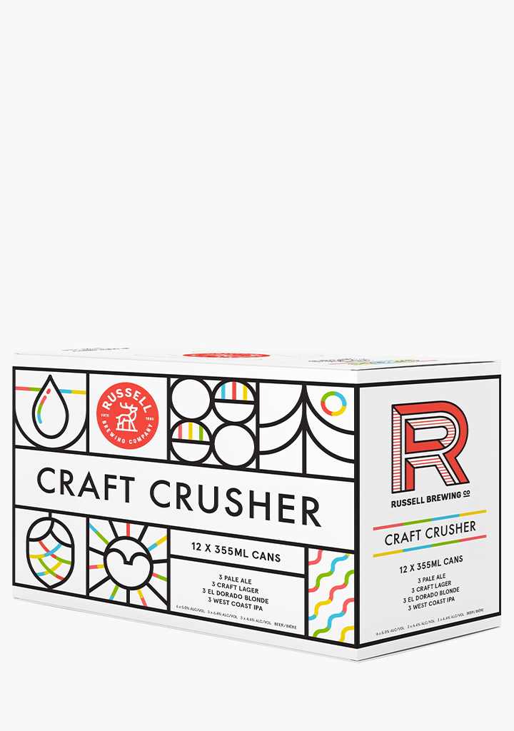 RUSSELL CRAFT CRUSHER MIXED 12 PK       