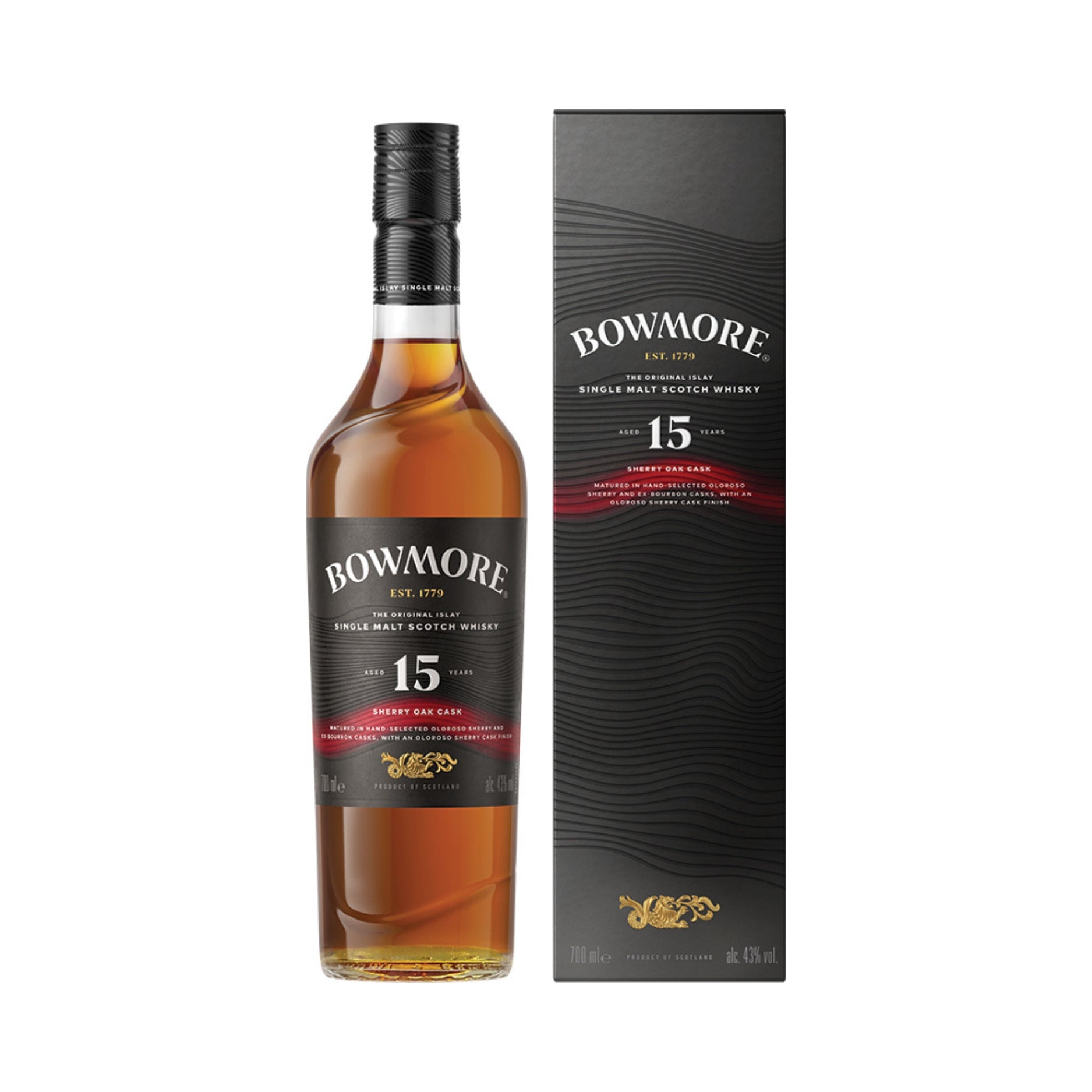 BOWMORE 15 YEAR OLD SHERRY OAK          